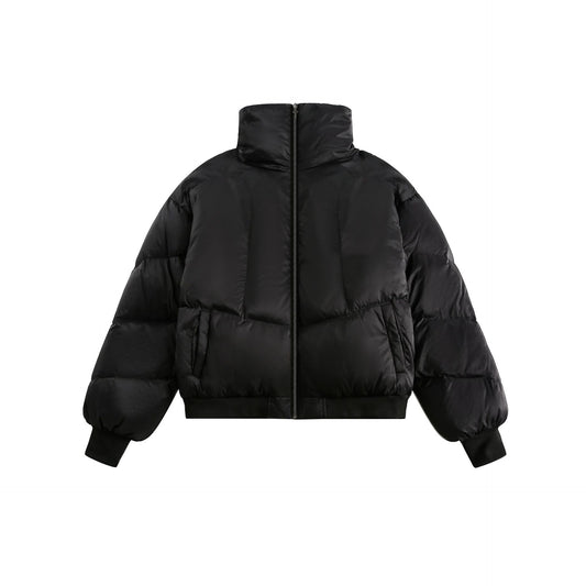 Design Stand Collar Short Down Jacket Thick Armor Coat