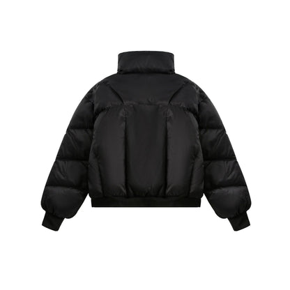 Design Stand Collar Short Down Jacket Thick Armor Coat