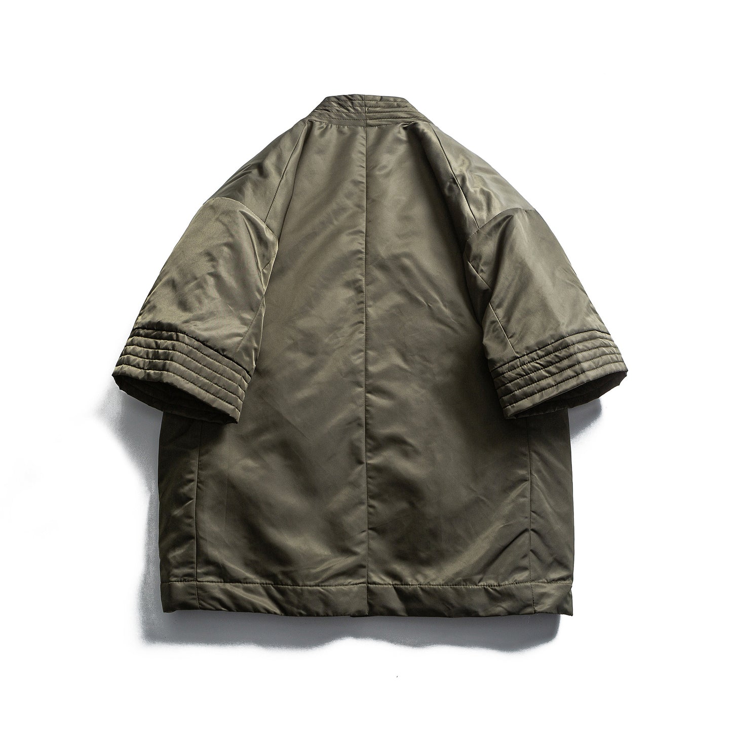 Winter Thickened Cotton Coat Solid Color Retro Minimalist Design Daoist Robe Style