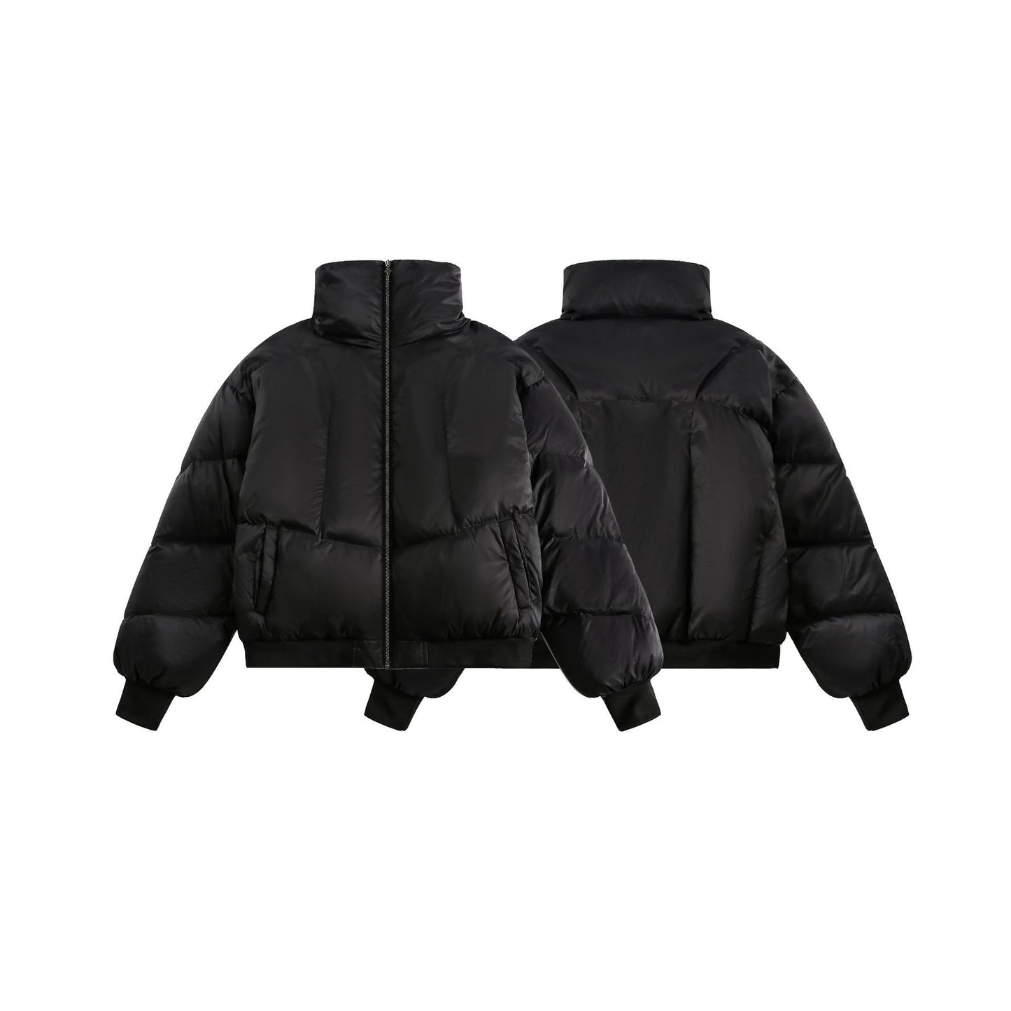 Design Stand Collar Short Down Jacket Thick Armor Coat